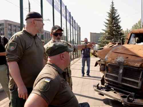 В Кривом Роге открыли выставку уничтоженной техники оккупантов (Фото) - рис. 6