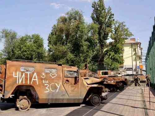 В Кривом Роге открыли выставку уничтоженной техники оккупантов (Фото) - рис. 7